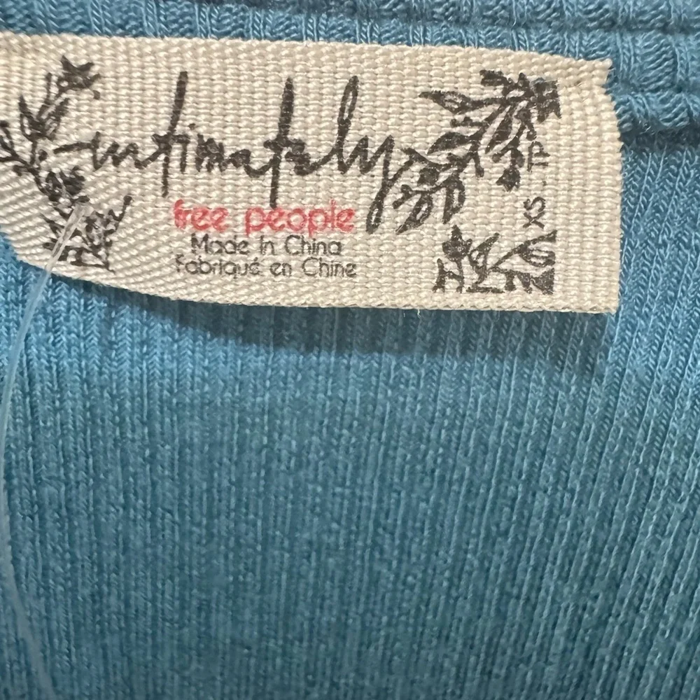 Intimately Free People So Fresh Puff Sleeve Bodysuit Size XS